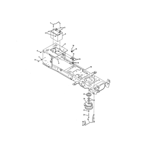 Part Location Diagram of 747-05073 MTD Rod-belt keeper